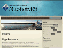 Tablet Screenshot of nuotiotytot.fi
